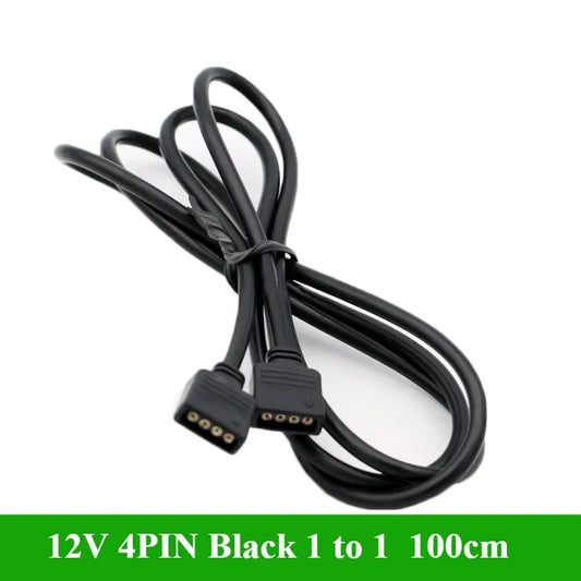 1/3Pcs/lot Motherboard RGB SYNC Splitter, 12V 4Pin RGB / 5V 3Pin ARGB SYNC HUB Transfer Extension Cable 100cm/200cm