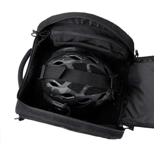 Tactical Helmet Storage Bag - Heavy-Duty Outdoor Organizer, Water-Resistant Handbag for Camping, Hiking Military Gear
