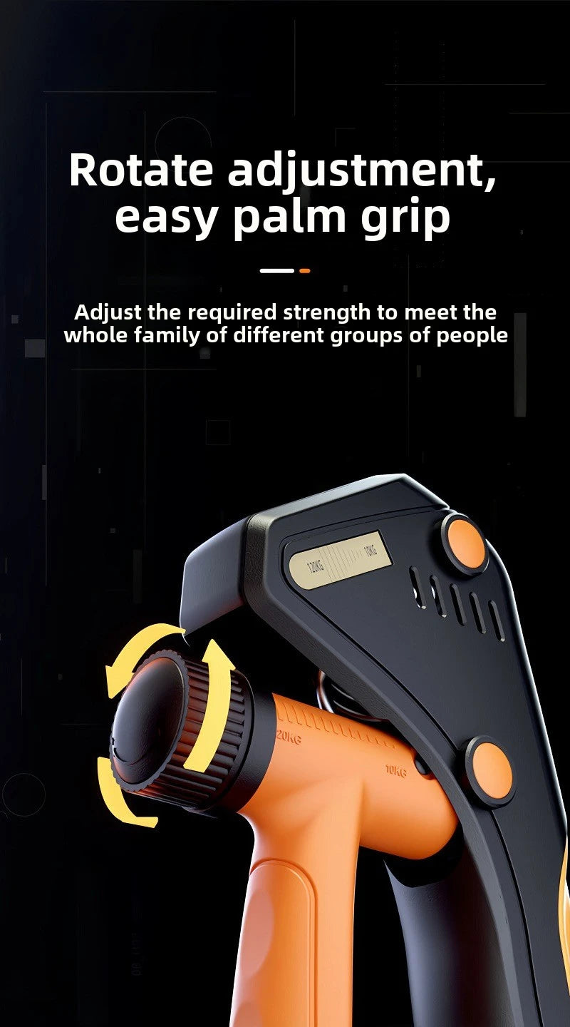 Grip Strengthener Strength Training Hand Exerciser Adjustable 10-120KG Fitness Unisex Finger Rehabilitation Training Hand Grip