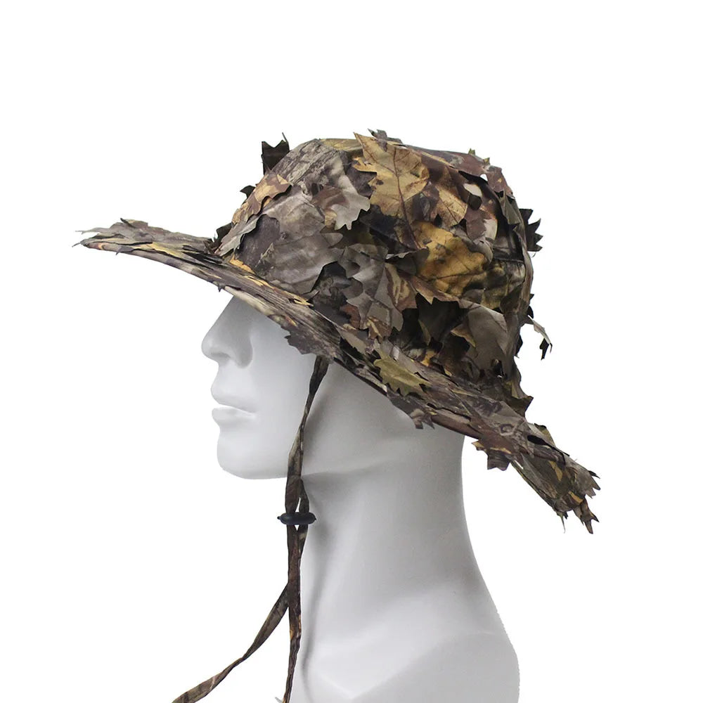 Tactical Boonie Hat Camouflage Fishing Cap Outdoor Sport Sun Bucket Cap Outdoor Training Travel Hunting Hiking Cap