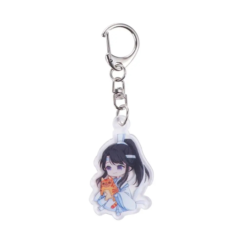 Mo Dao Zu Shi Mo Dao Zu Shi Keychain Wei Wuxian Anime BL Anime Acrylic Keyring Lan Wangji Cartoon