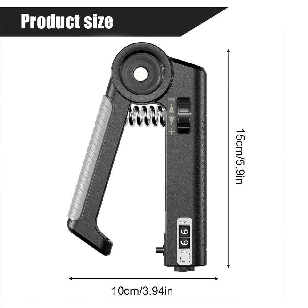  Grip Strength Trainer Forearm Strengthener Anti Slip Grip Exerciser Trainer Adjustable Resistance for Gym Fitness