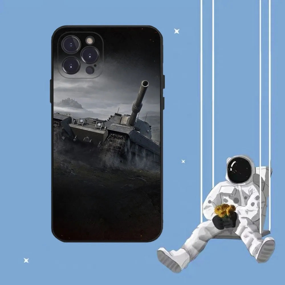 World Of Tank Phone Case For iPhone 14 11 12 13 Mini Pro XS Max Cover 6 7 8 Plus X XR SE 2020 Funda Shell