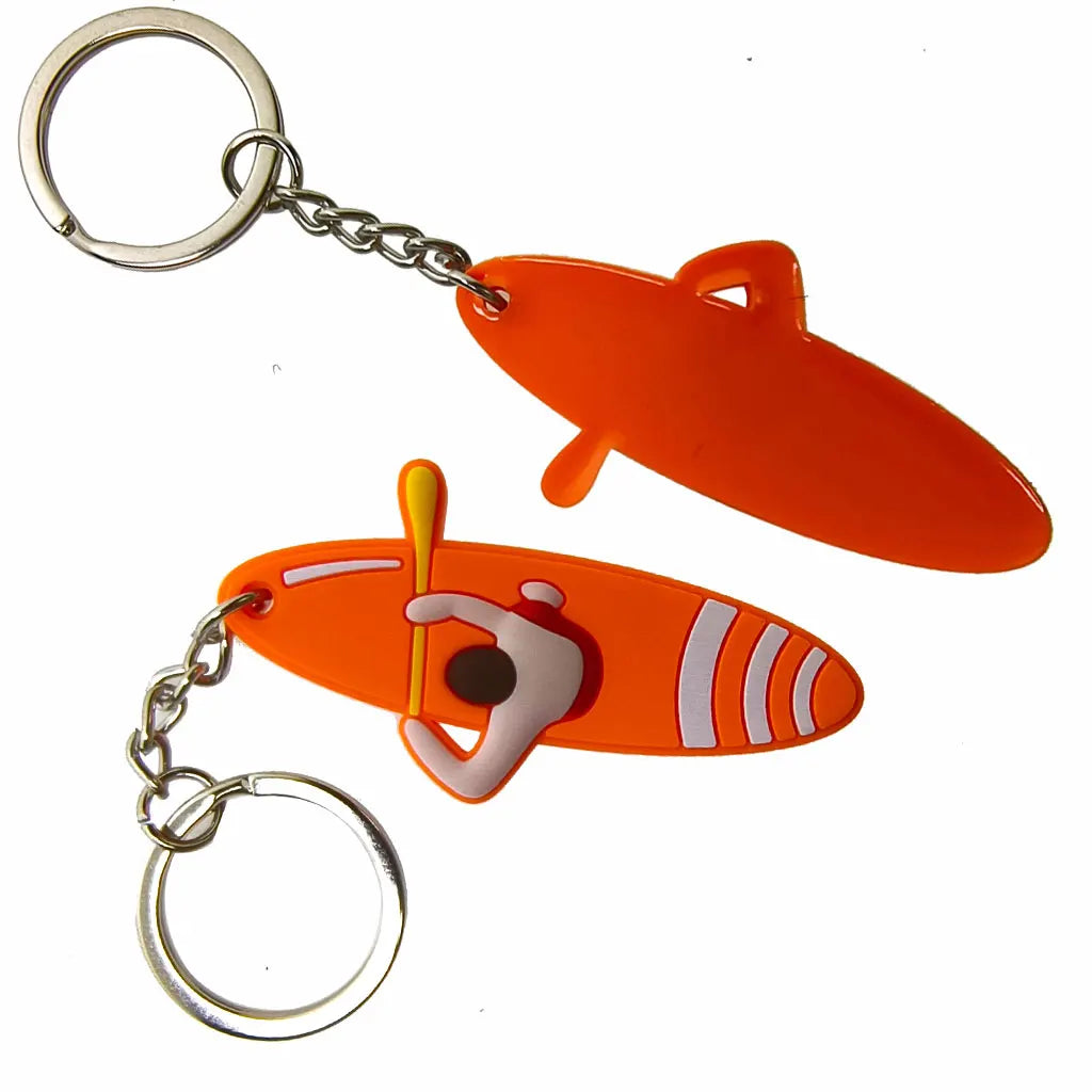 Surfboard Keychains PVC Backpack Keychain Purse Luggage Lover Keyring Birthday Gift Bag Innovative Party Favors Key Holder