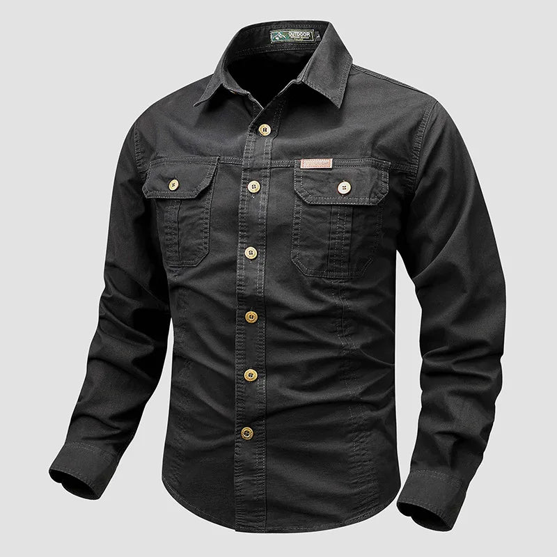 Tactical Shirt Men's Shirts Military Shirt Long Sleeved Long Sleeved Shirt Tactical Shirt Man Black Shirt Man Outdoor Shirt