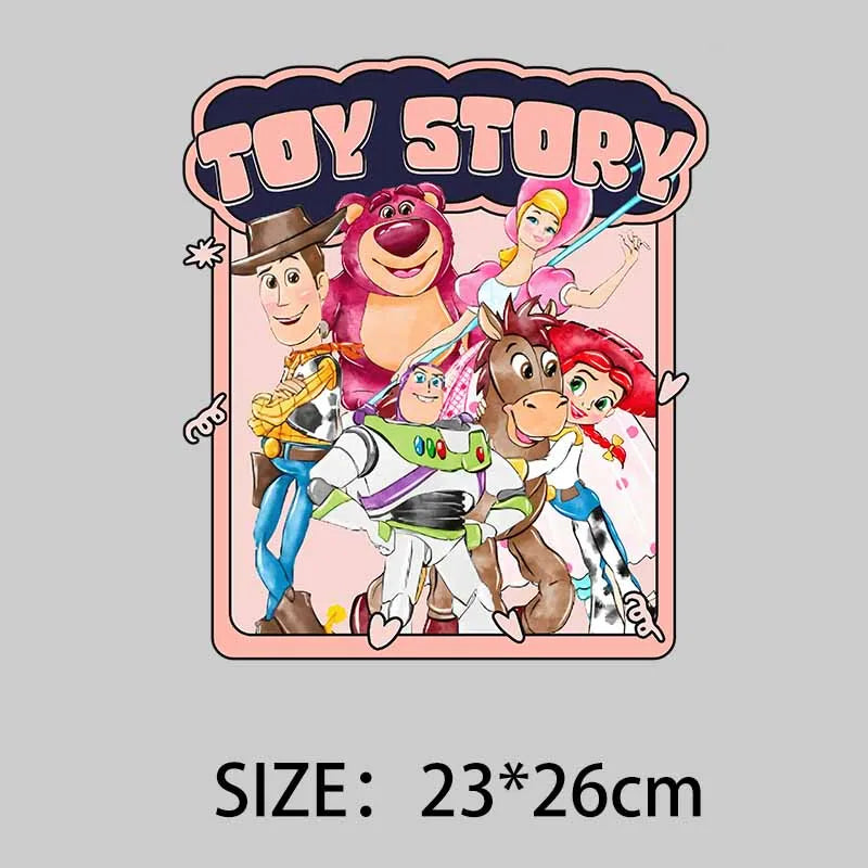 "You've got a Friend in me" TOY Story heat transfer sticker for clothes Wash - resistant Decals  DIY Decoration