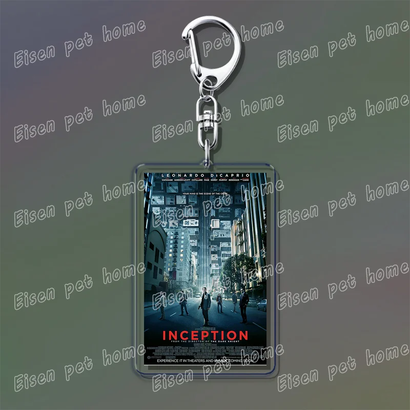 Popular Classic Movies Keychains for Accessories Bag Jaws Fight Club Avatar Films Pendant Key Chains Keyrings Jewelry Fans Gifts