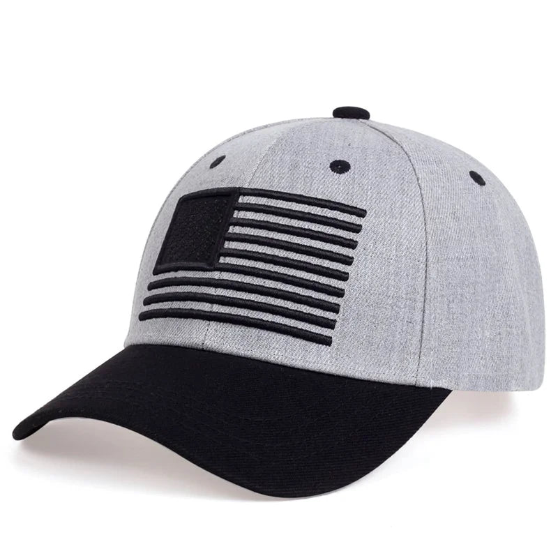 Baseball Cap Bone Men Tactical Army Military Dad Hat American USA Flag Hip Hop Hat Sport Trucker Caps