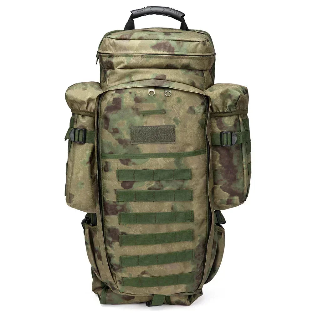 Tactical Backpacks Large Capacity 70L Assault Bags Molle Outdoor Pack for Trekking Camping Hunting Hiking Gun Bag