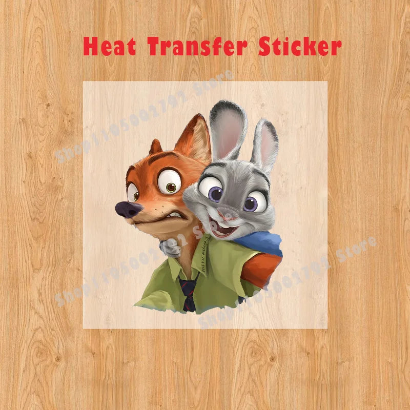 Zootopias Outfit T Shirt for Men Women Tee Judy Nick Movie Oversize Shirts Fashion Loose Cotton Clothing Love Gift for Couple