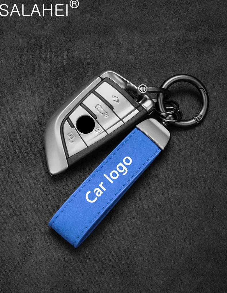 Luxury Women Men Key Chain Leather Car Keychain For BYD Han Tang Ev Song Plus Pro Dolphin Atto 3 Yuan BYD Keychain Accessories