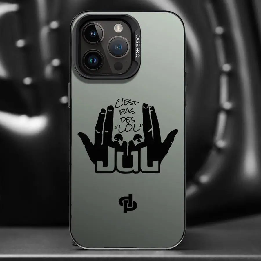 Phone Case for iPhone 11 14 16Pro 16e XR 13 Pro MAX 14Pro XS MAX 12 15 Soft Cover 12Pro 16 Plus 11Pro J-JuL C'est Pas Des Lol