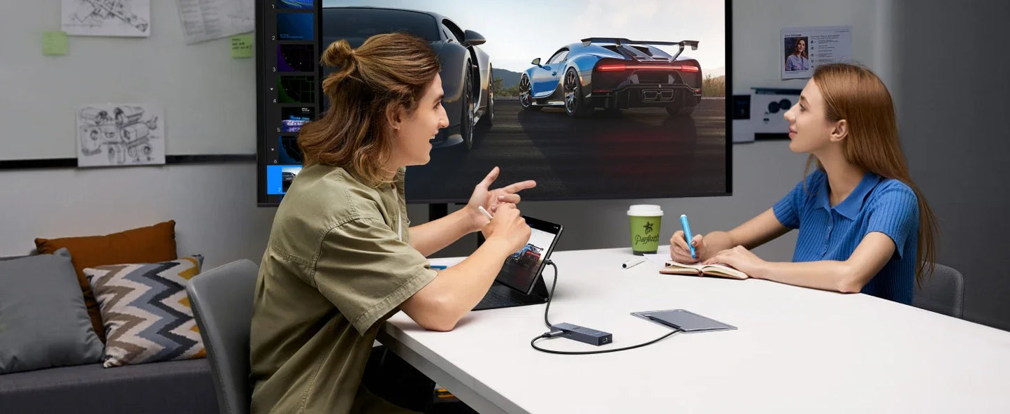 UGREEN 6 in 1 USB C HUB Gigabit Ethernet Adapter with 4K60Hz HDMI PD100W Charging 10Gbps USB A&C 3.2 Data Ports for Laptop iPad