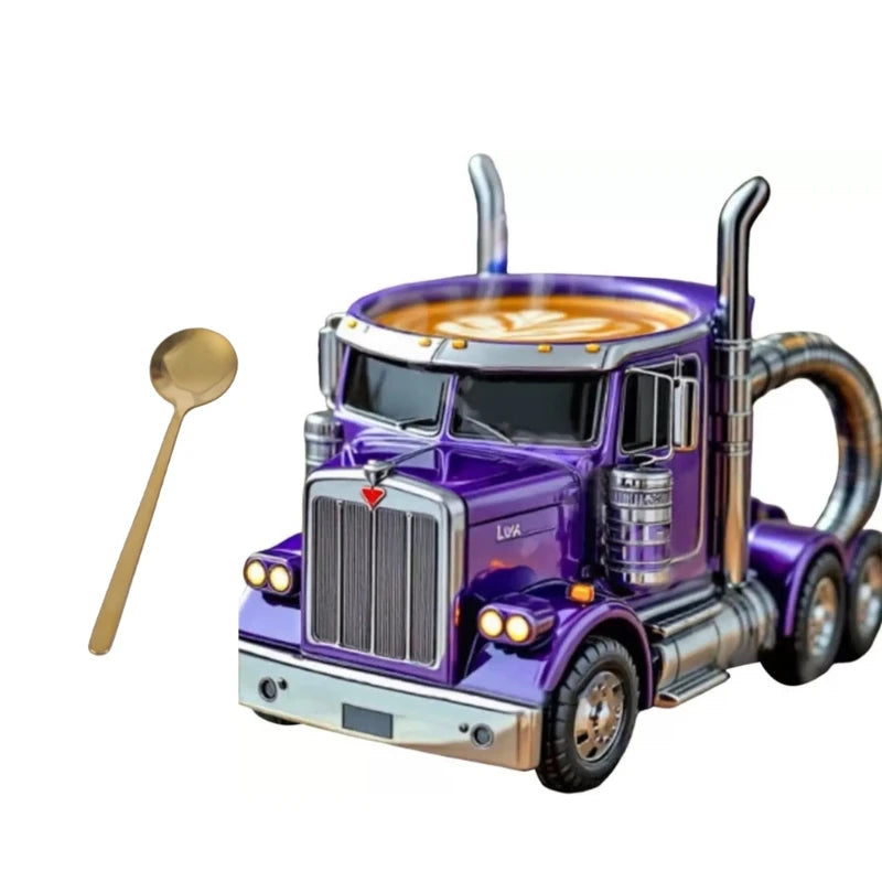 Semi Truck Coffee Mug Truck Homes Kitchen Handcraft Water Cup