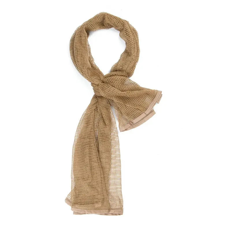 Tactical Mesh Breathbale Scarf Sniper Face Veil Camo Airsoft Hunting Cycling Hiking Neckerchief Mask Camouflage Outdoor Scarf