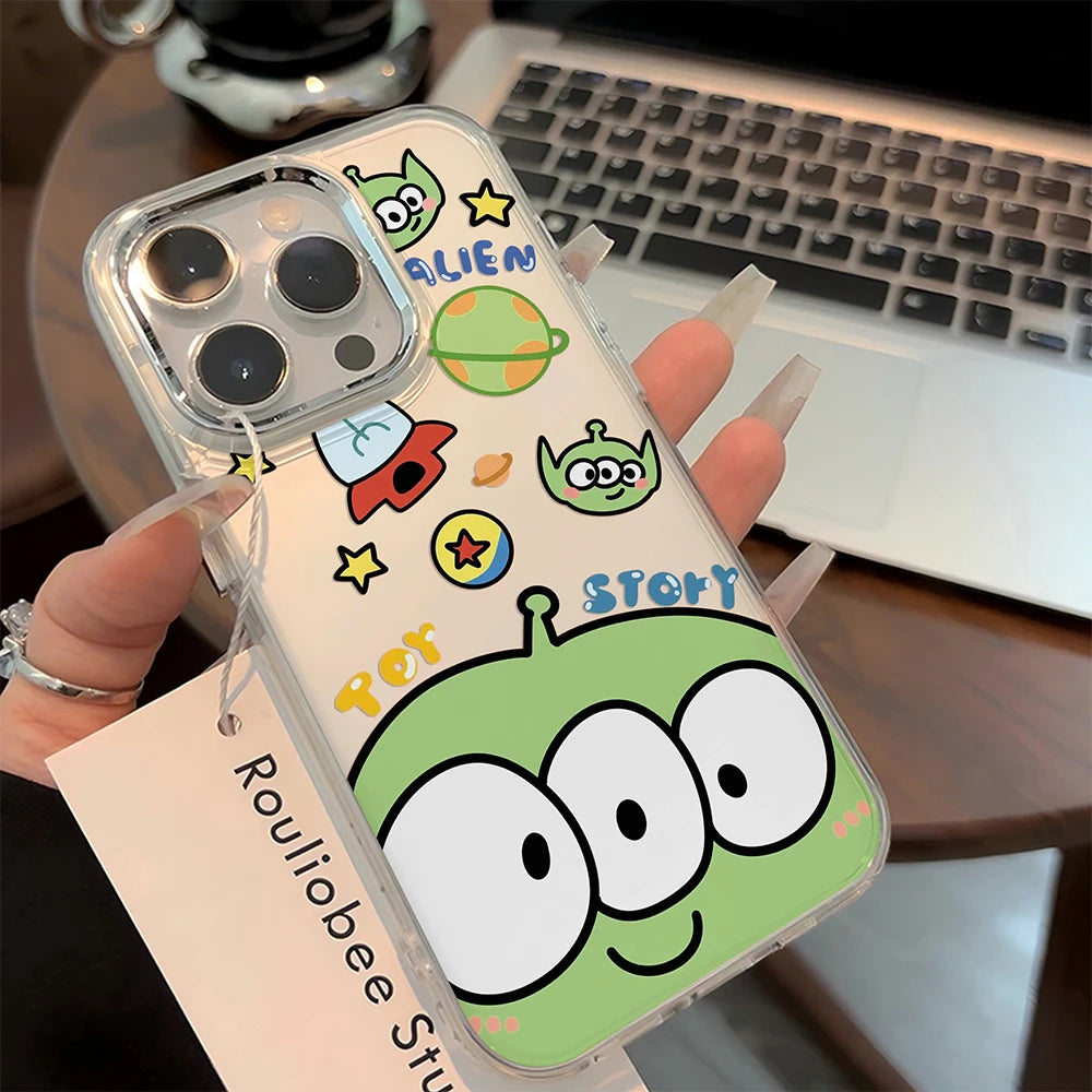 Lovely Cartoon Toys Storys Phone Case For iPhone 17 16e 16 15 14 13 12 11mini Pro Max X XR XSMAX 8 7 Air Plus Transparent Cover