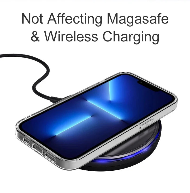 Soft Silicone Clear Phone Case For iPhone 16 15 14 13 12 11 Pro Max 16 15 14 Plus X XR XS Max 7 8 Plus High transparency cover