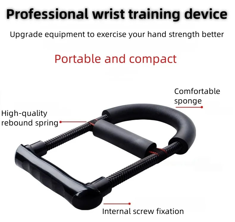 Adjustable Forearm and Wrist Strength Trainer Grip Exercise Equipment Compact Portable Fitness Gear for Arm Muscle Building