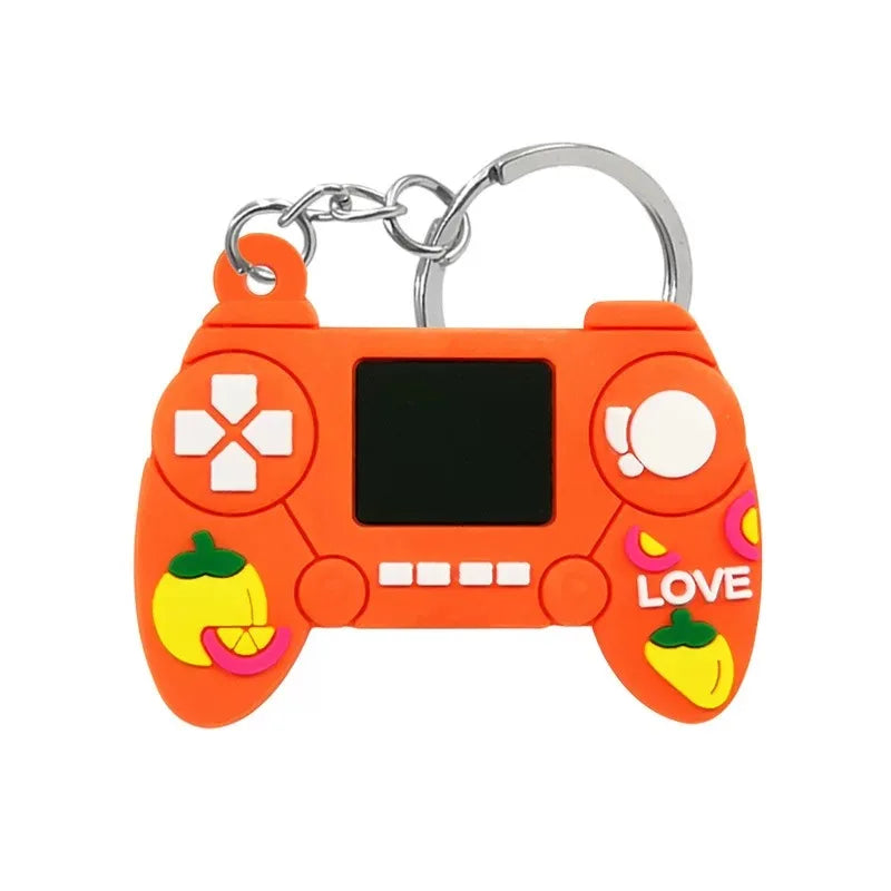 1PCS PVC Game Machine Keychain & Keyring Cute Gamepad Joystick Key Chain PS4 Game Console Jewelry Bag Car Hanging Accessories