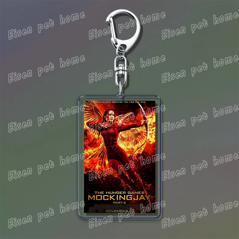 Popular Classic Movies Keychains for Accessories Bag Jaws Fight Club Avatar Films Pendant Key Chains Keyrings Jewelry Fans Gifts