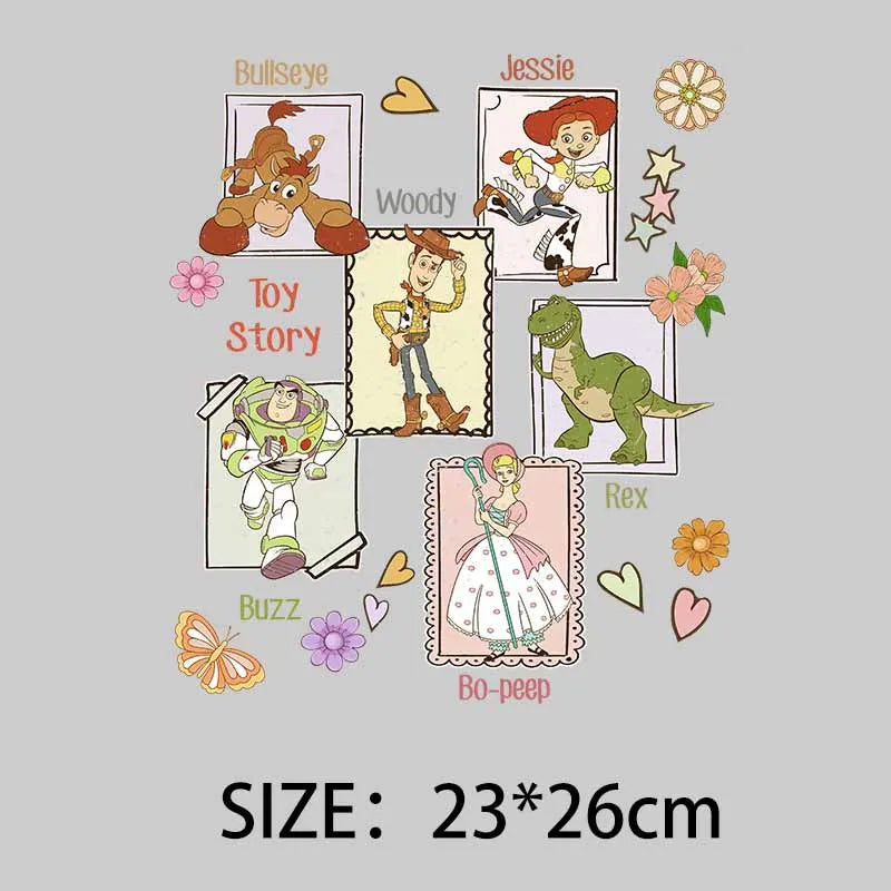 "You've got a Friend in me" TOY Story heat transfer sticker for clothes Wash - resistant Decals  DIY Decoration