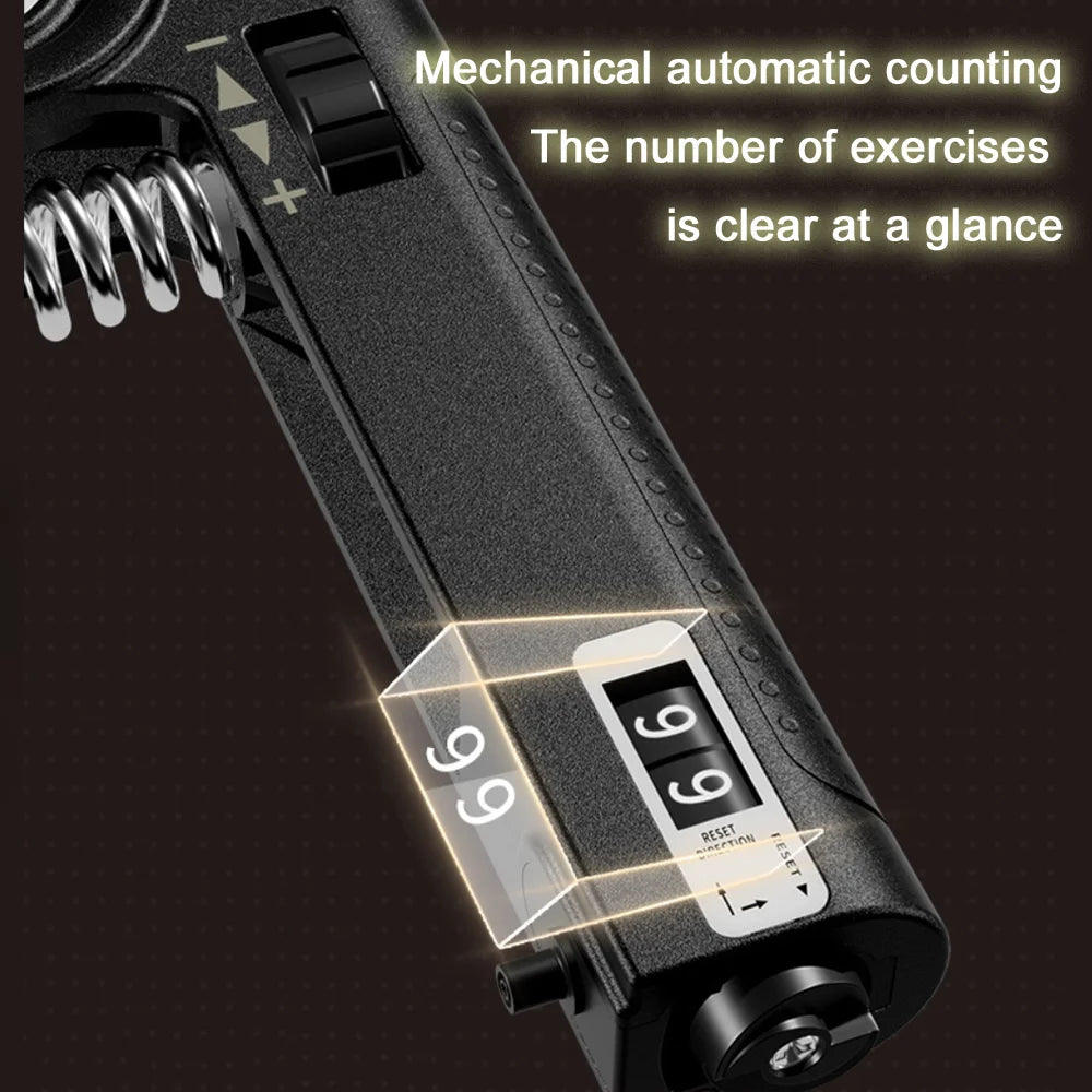  Grip Strength Trainer Forearm Strengthener Anti Slip Grip Exerciser Trainer Adjustable Resistance for Gym Fitness