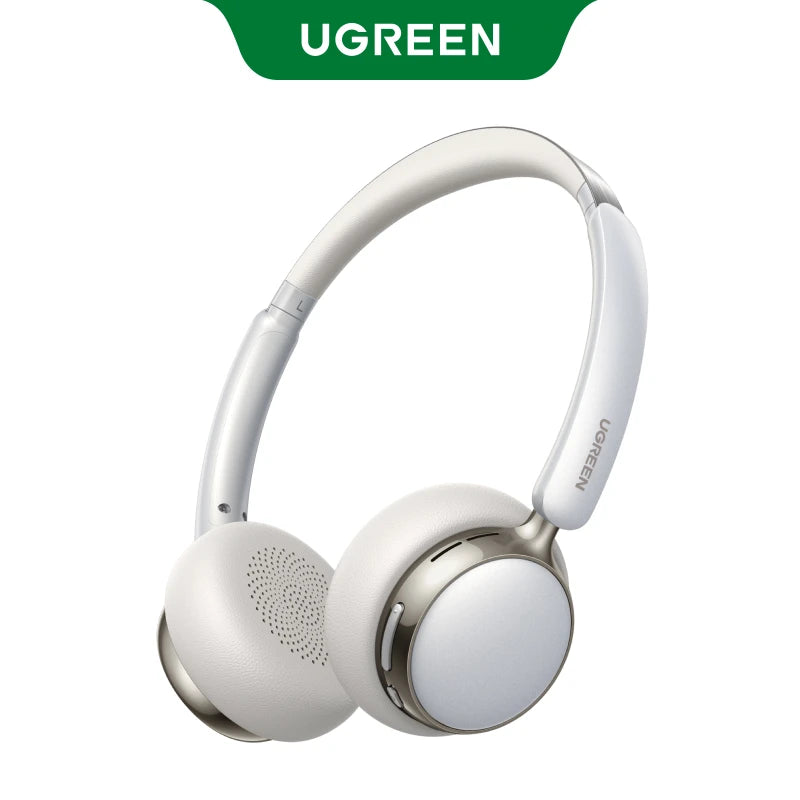 UGREEN ANC Wireless Headphones, Active Noise Cancelling, Premium On-Ear Bluetooth Headset, Customizable Sound,Cloud Foam Comfort