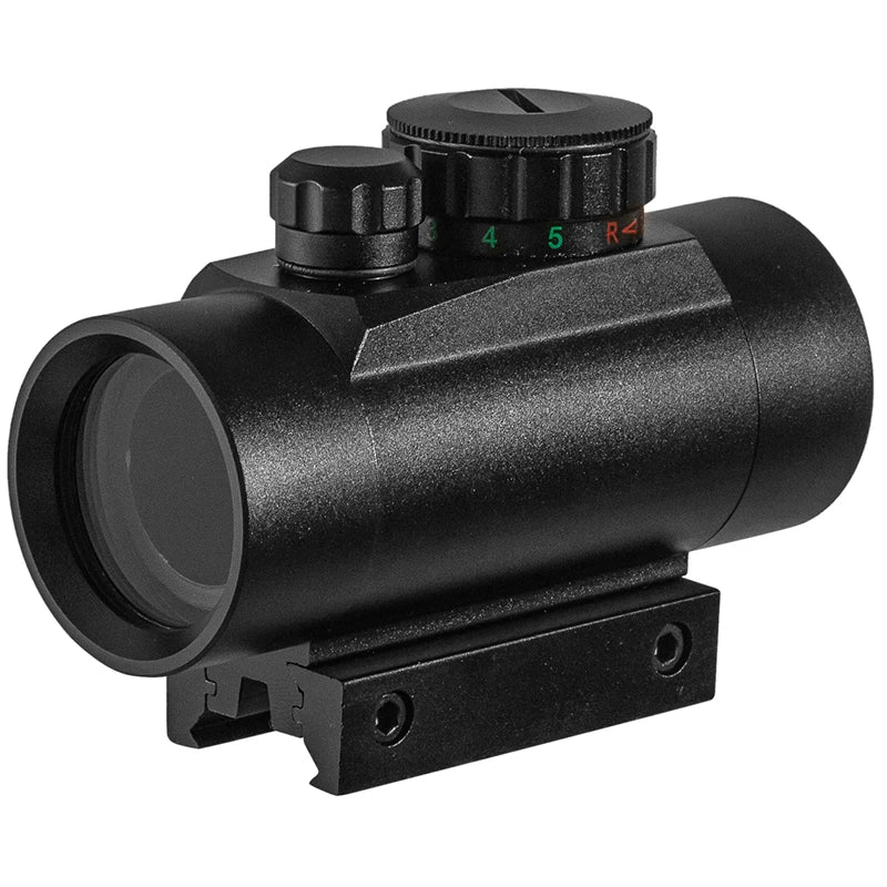 1x40 Riflescope Tactical Red Dot Scope Sight Hunting Holographic Green Dot Sight With 11mm 20mm Rail Mount Collimator Sight