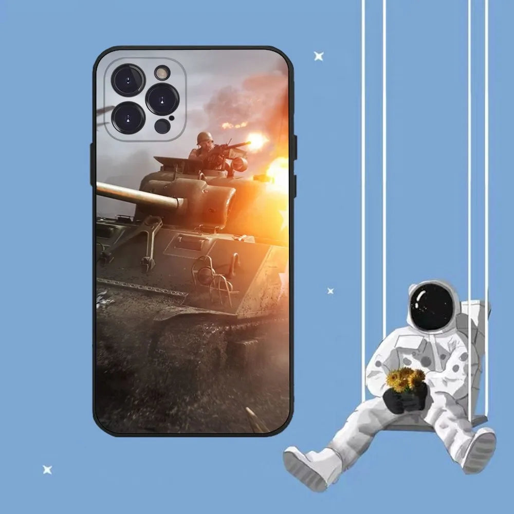 World Of Tank Phone Case For iPhone 14 11 12 13 Mini Pro XS Max Cover 6 7 8 Plus X XR SE 2020 Funda Shell