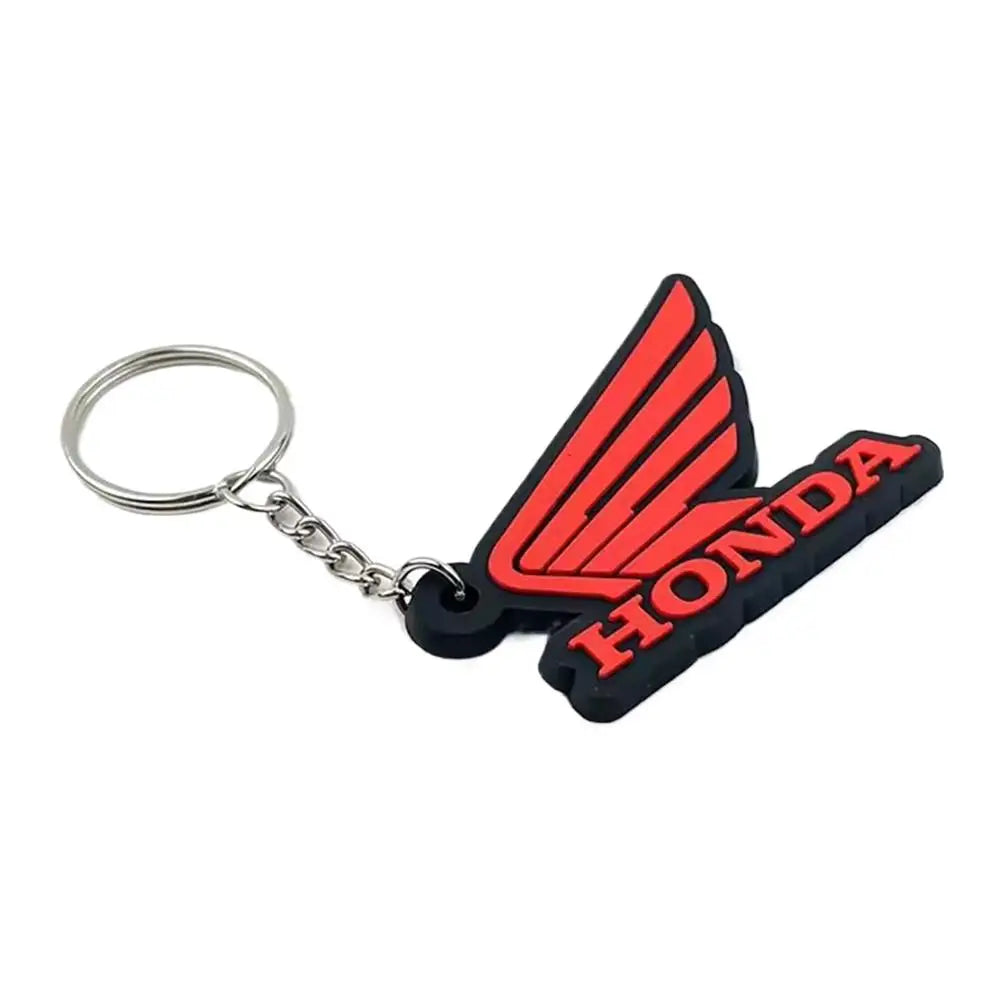 Motorcycle Keychain Rubber Keyring Logo Key Chain Small Gift Activities For Honda Motorcycle Keychain Accessories