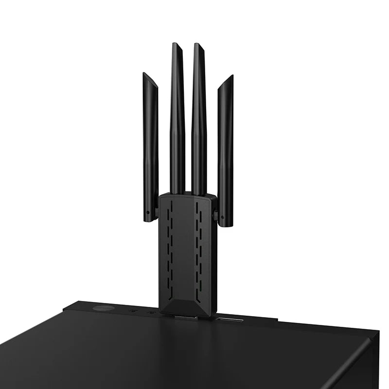 1200Mbps WiFi USB Adapter Dual Band 2.4G+5Ghz Wi-Fi Dongle 4 Antenna 802.11AC USB3.0 High-Speed Wireless Card Receiver PC/Laptop