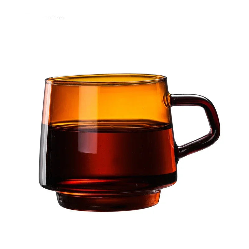 YOMDID Colorful Coffee Mug High Borosilicate Glass Coffee Cup Tea Juice Milk Water Mug Durable caneca tazas Heat Resistant