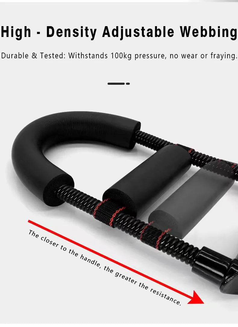 Adjustable Forearm and Wrist Strength Trainer Grip Exercise Equipment Compact Portable Fitness Gear for Arm Muscle Building