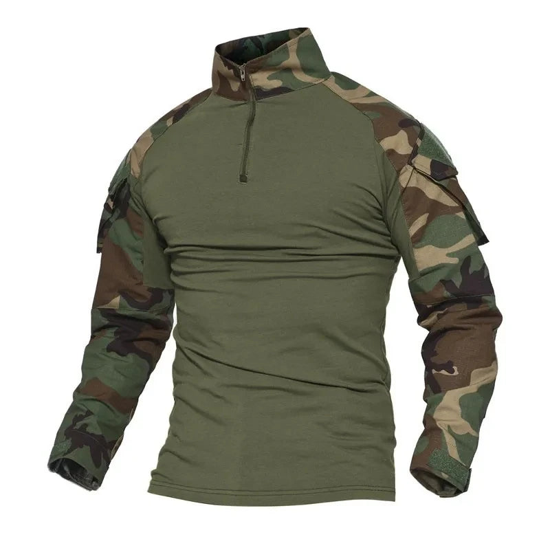Tactical T-Shirts Airsoft Tactic Army Combat Shirts Paintball Hunting Clothes Breathable