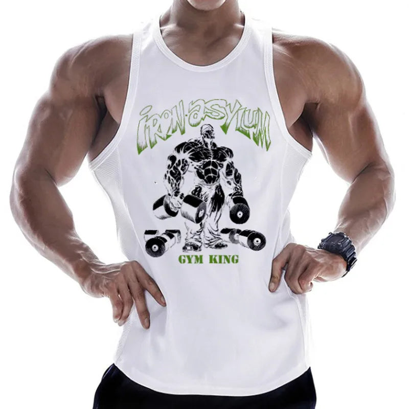 Fitness Clothing  Men Muscle Shirt  Cotton Men Tank Top Workout Bodybuilding Men Sportwear Tank Top Sleeveless Vest