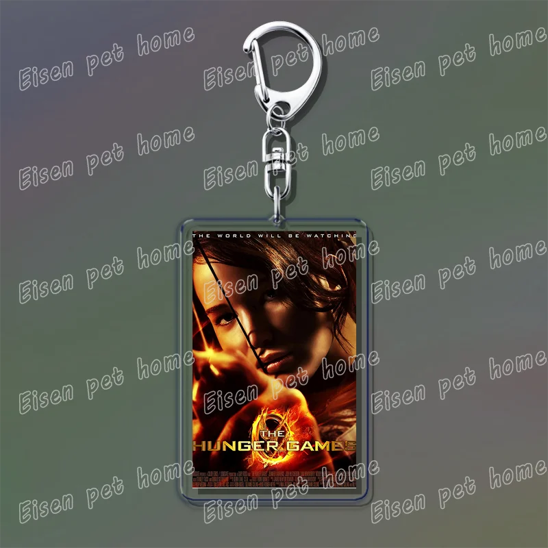 Popular Classic Movies Keychains for Accessories Bag Jaws Fight Club Avatar Films Pendant Key Chains Keyrings Jewelry Fans Gifts