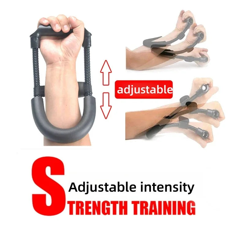 Adjustable Forearm and Wrist Strength Trainer Grip Exercise Equipment Compact Portable Fitness Gear for Arm Muscle Building