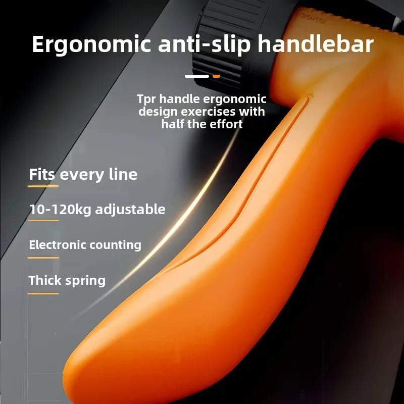 Grip Strengthener Strength Training Hand Exerciser Adjustable 10-120KG Fitness Unisex Finger Rehabilitation Training Hand Grip