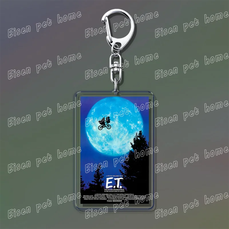 Popular Classic Movies Keychains for Accessories Bag Jaws Fight Club Avatar Films Pendant Key Chains Keyrings Jewelry Fans Gifts