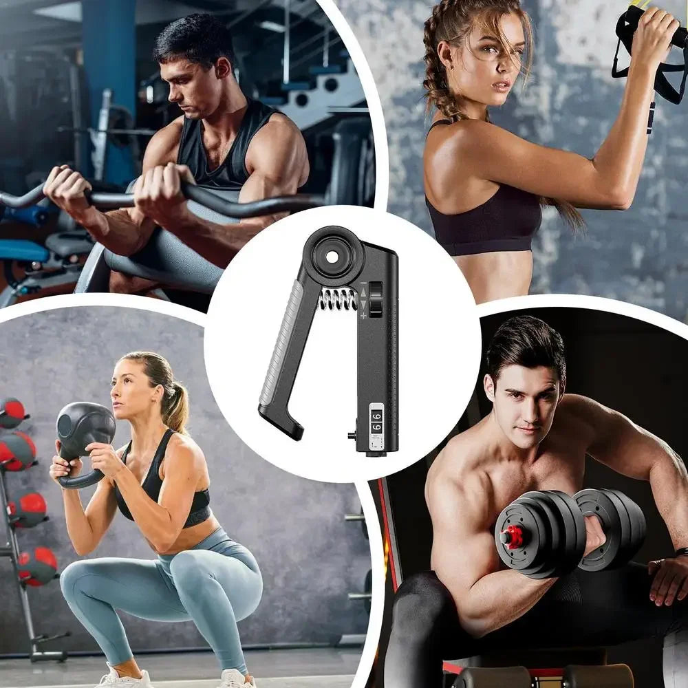  Grip Strength Trainer Forearm Strengthener Anti Slip Grip Exerciser Trainer Adjustable Resistance for Gym Fitness