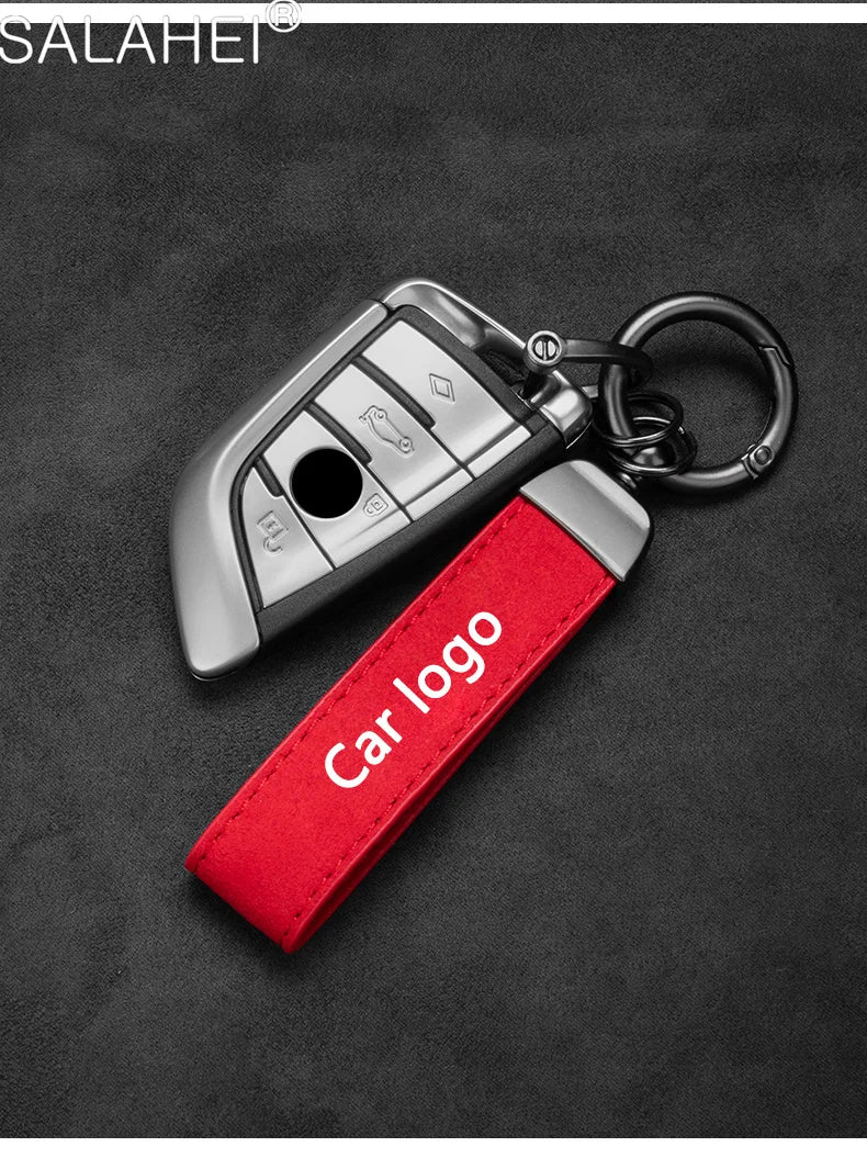 Luxury Women Men Key Chain Leather Car Keychain For BYD Han Tang Ev Song Plus Pro Dolphin Atto 3 Yuan BYD Keychain Accessories