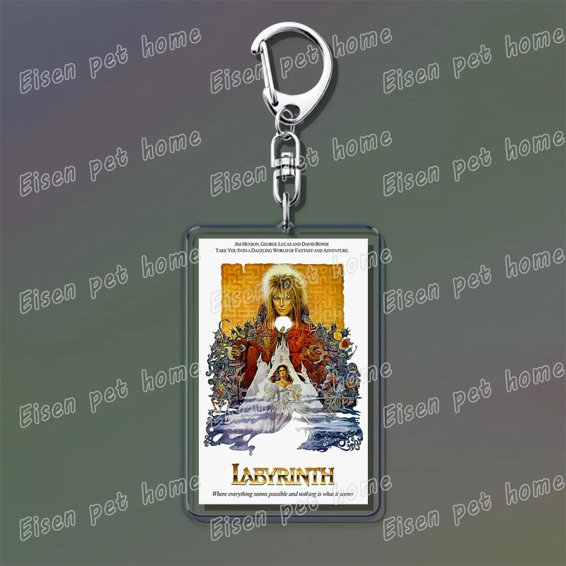 Popular Classic Movies Keychains for Accessories Bag Jaws Fight Club Avatar Films Pendant Key Chains Keyrings Jewelry Fans Gifts