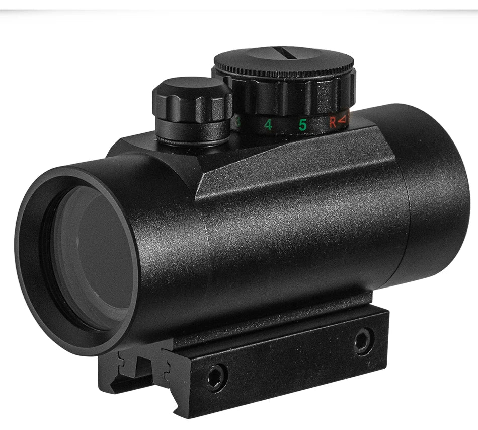 1x40 Riflescope Tactical Red Dot Scope Sight Hunting Holographic Green Dot Sight With 11mm 20mm Rail Mount Collimator Sight