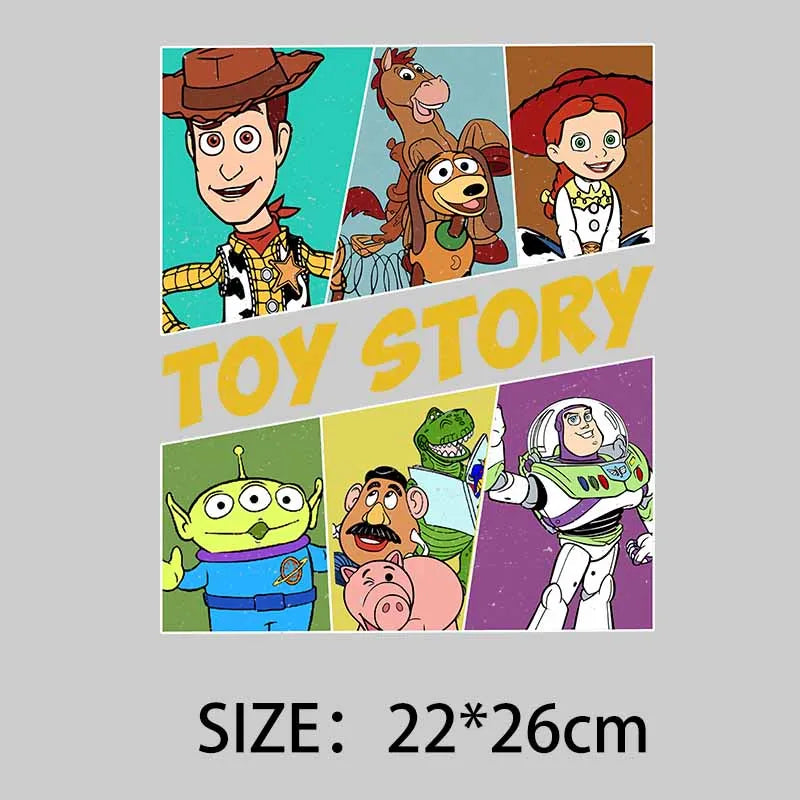 "You've got a Friend in me" TOY Story heat transfer sticker for clothes Wash - resistant Decals  DIY Decoration