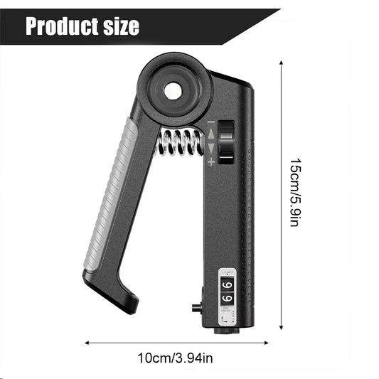  Grip Strength Trainer Forearm Strengthener Anti Slip Grip Exerciser Trainer Adjustable Resistance for Gym Fitness