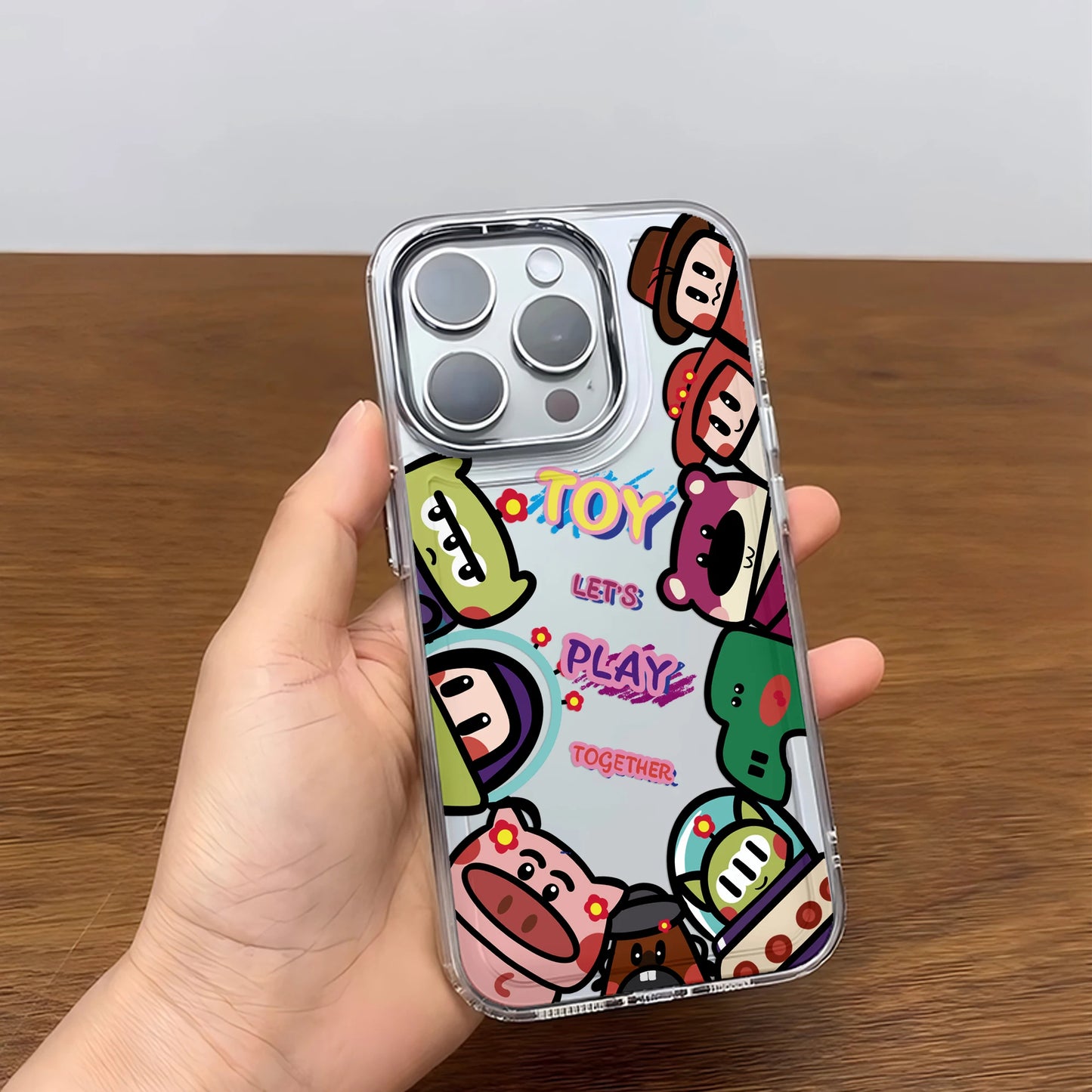 Lovely Cartoon Toys Storys Phone Case For iPhone 17 16e 16 15 14 13 12 11mini Pro Max X XR XSMAX 8 7 Air Plus Transparent Cover