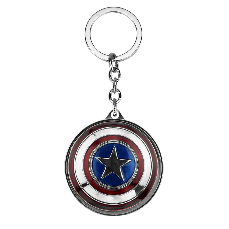 Marvel Superhero Metal Keychain for Bag, Avengers Pendant, Thor Hammer, Deadpool, Spiderman, Iron Man, Captain America Keyrings