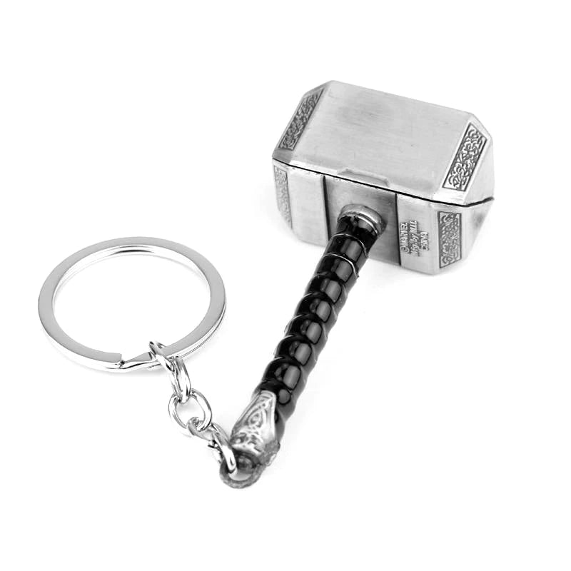 Marvel Superhero Metal Keychain for Bag, Avengers Pendant, Thor Hammer, Deadpool, Spiderman, Iron Man, Captain America Keyrings