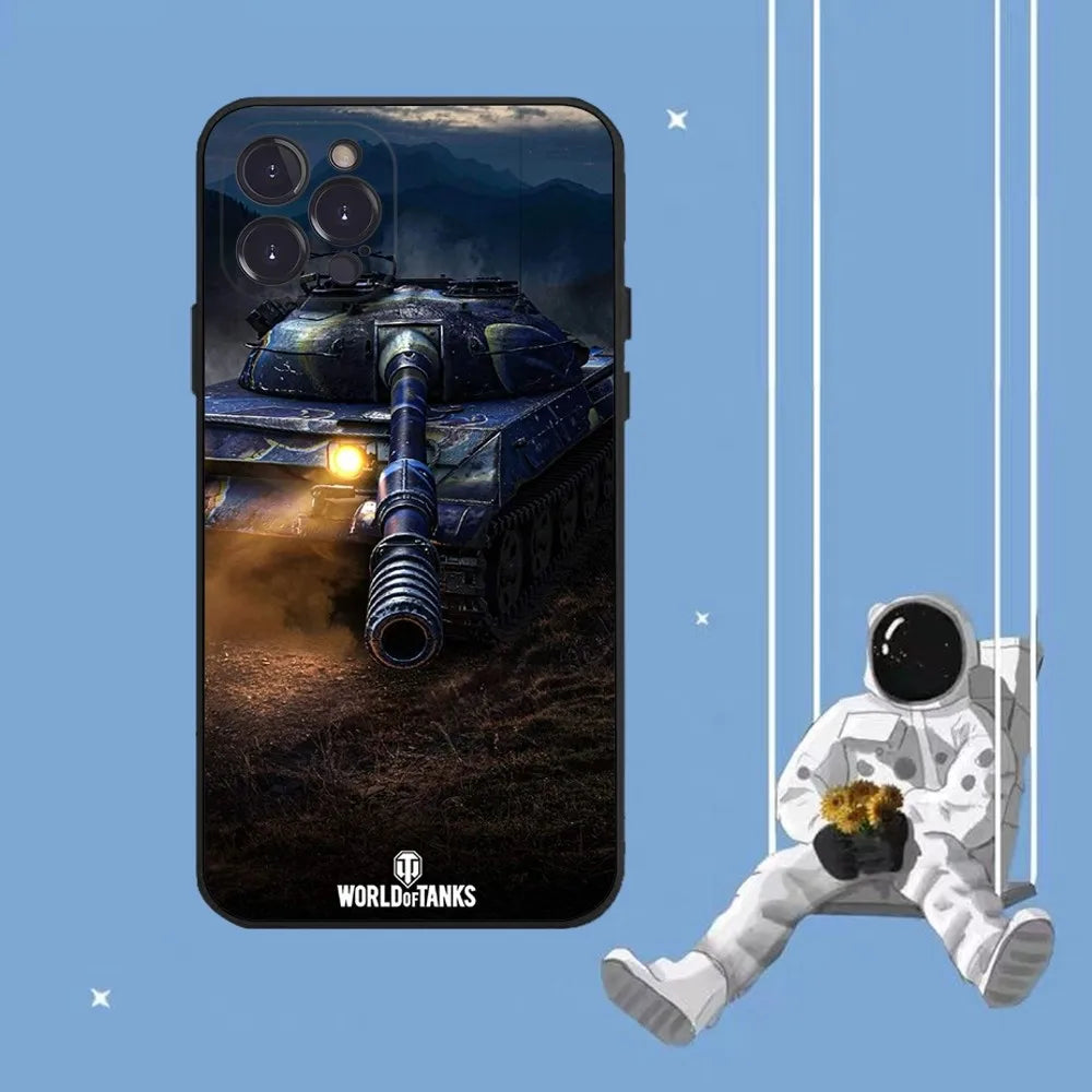 World Of Tank Phone Case For iPhone 14 11 12 13 Mini Pro XS Max Cover 6 7 8 Plus X XR SE 2020 Funda Shell