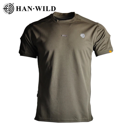 Tactical Shirt Airsoft T-shirts Men Clothing Quick Dry Outdoor Hiking Camping Combat Shirts Sports Trainning Hunting Outfit